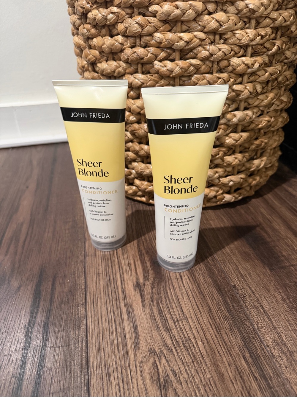 John Frieda Sheer Blonde Brightening Conditioner, 8.3oz, Pack of 2 New